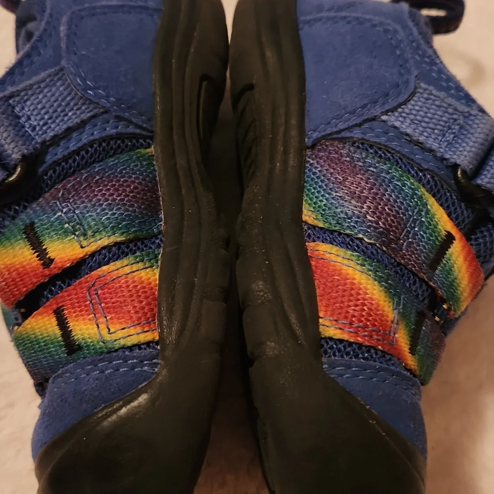 Keen Toddler Blue and Rainbow Sandals Size 7 - Picture 5 of 10